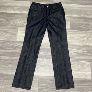 Lauren Jeans Co Ralph Lauren Jean Women 6 30x31 Denim Gold Shiny Shimmer Glitter